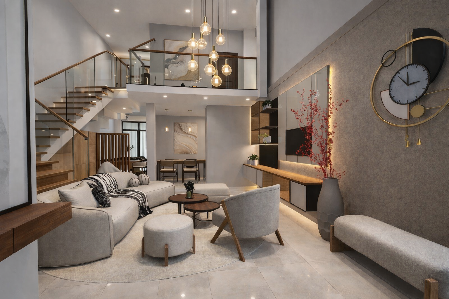 Bird Nest residential project by ZAZZ Interiors